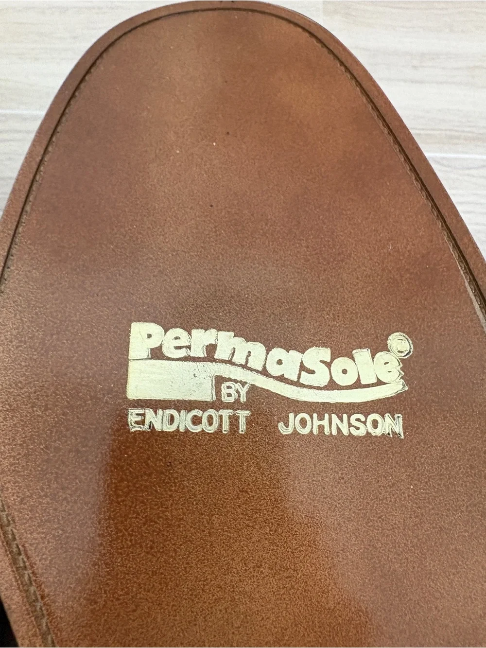 Endicott Johnson Black Leather Wingtip Vintage Dress Shoes